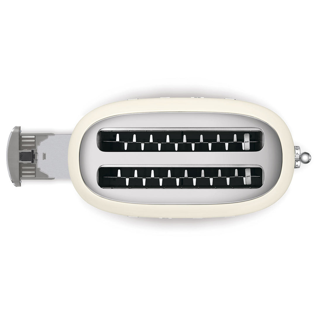 4-Schlitz-Toaster – Creme