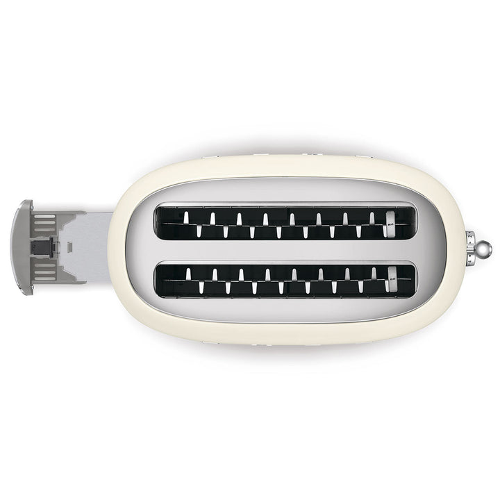 4-Schlitz-Toaster – Creme