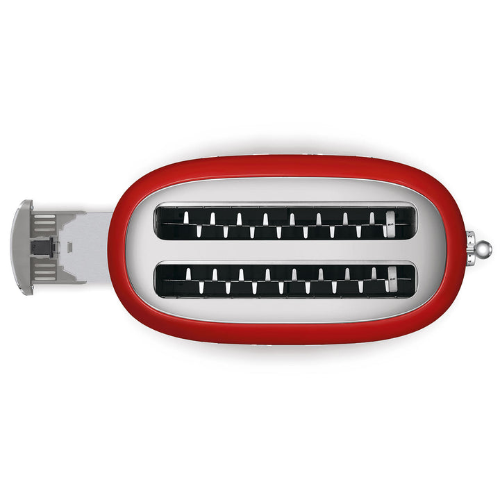 4-Schlitz-Toaster – Rot