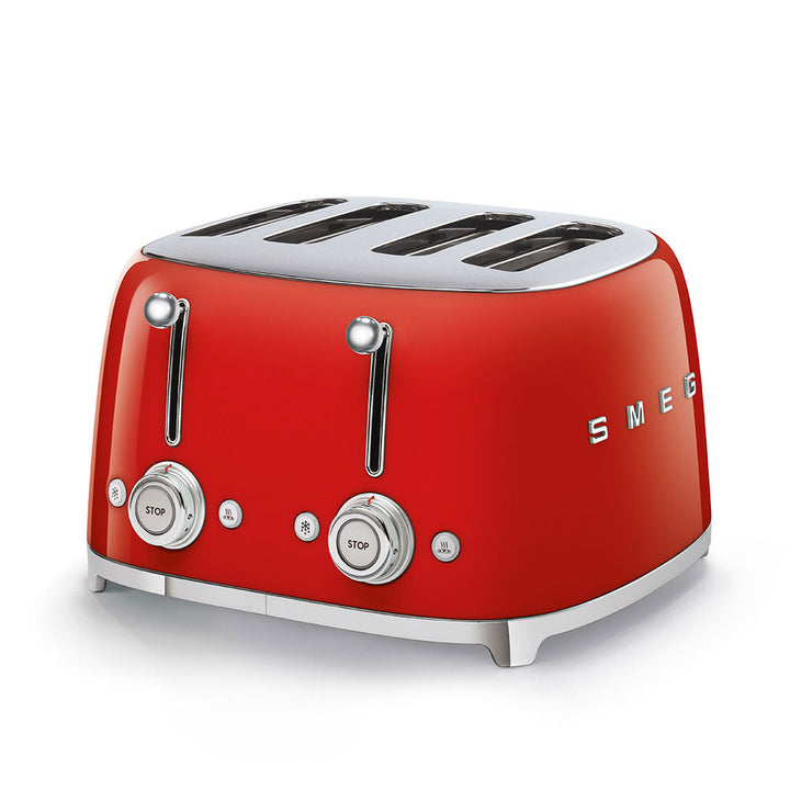 4-Schlitz-Toaster – Rot