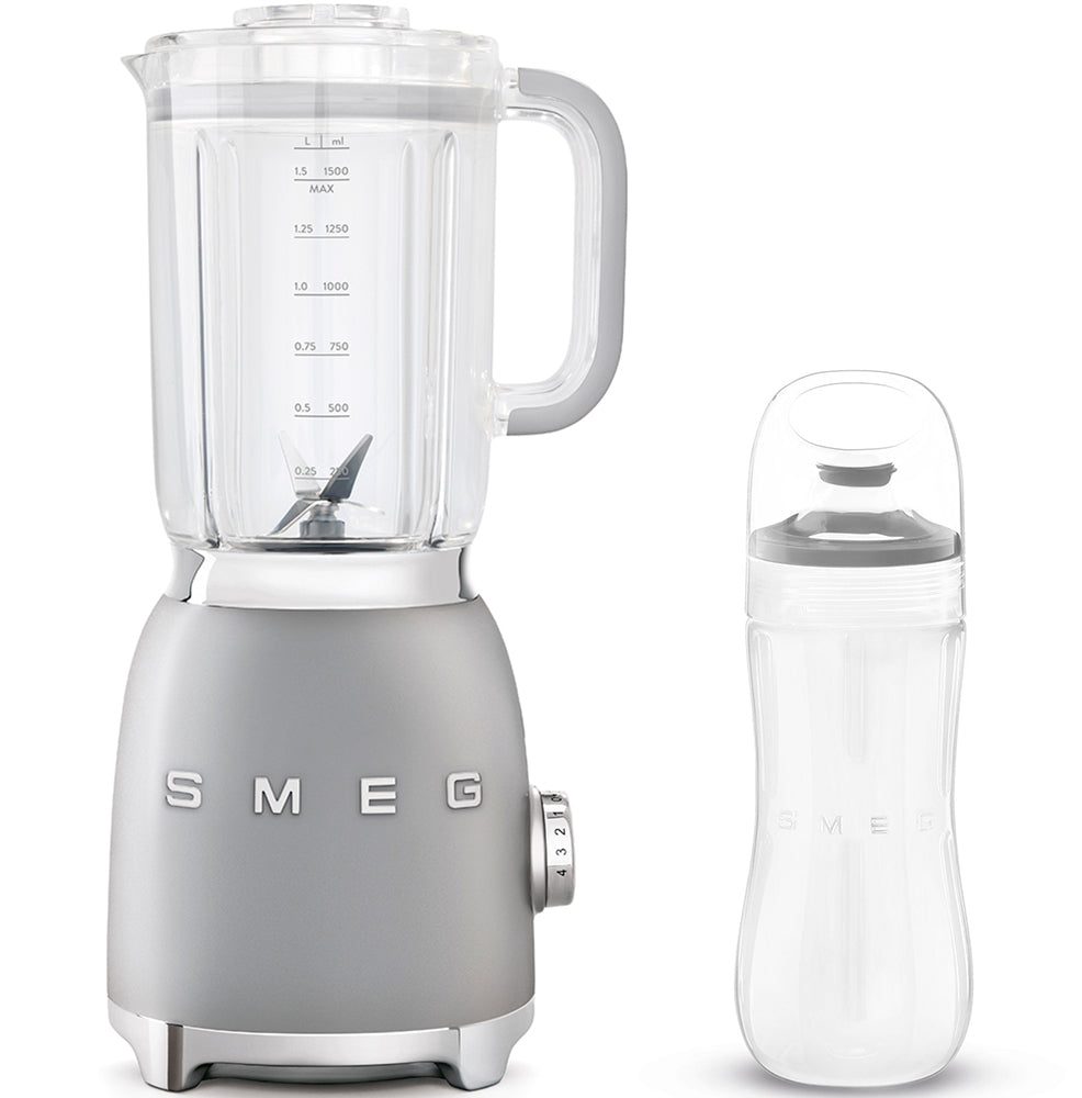 Standmixer Silber mit Bonus-To-Go-Flasche