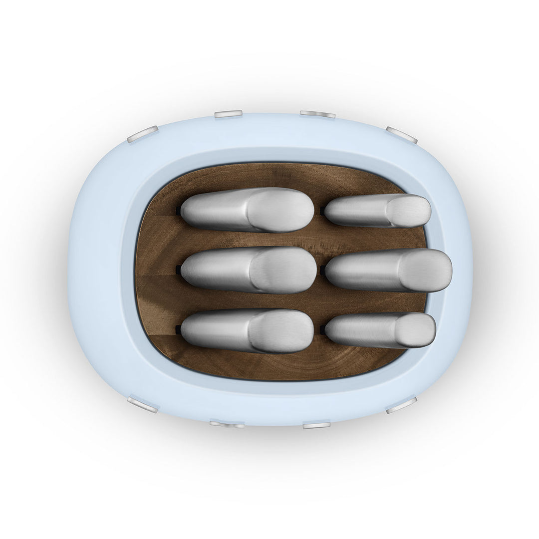Messerblock Pastelblau